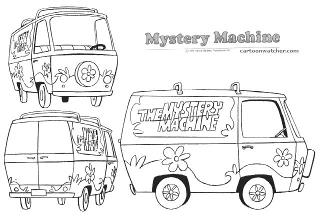 Oscar rickett blog mystery machine scooby doo coloring pages scooby doo scooby