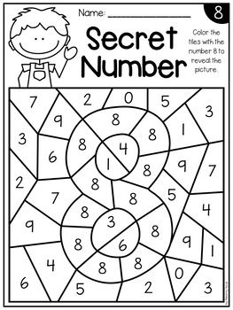 Numbers to worksheets