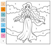 Mystery color by number coloring pages free coloring pages