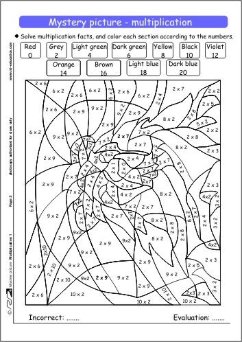 Preschool coloring sheets multiplication coloring page math mystery picture math coloring math coloring worksheets