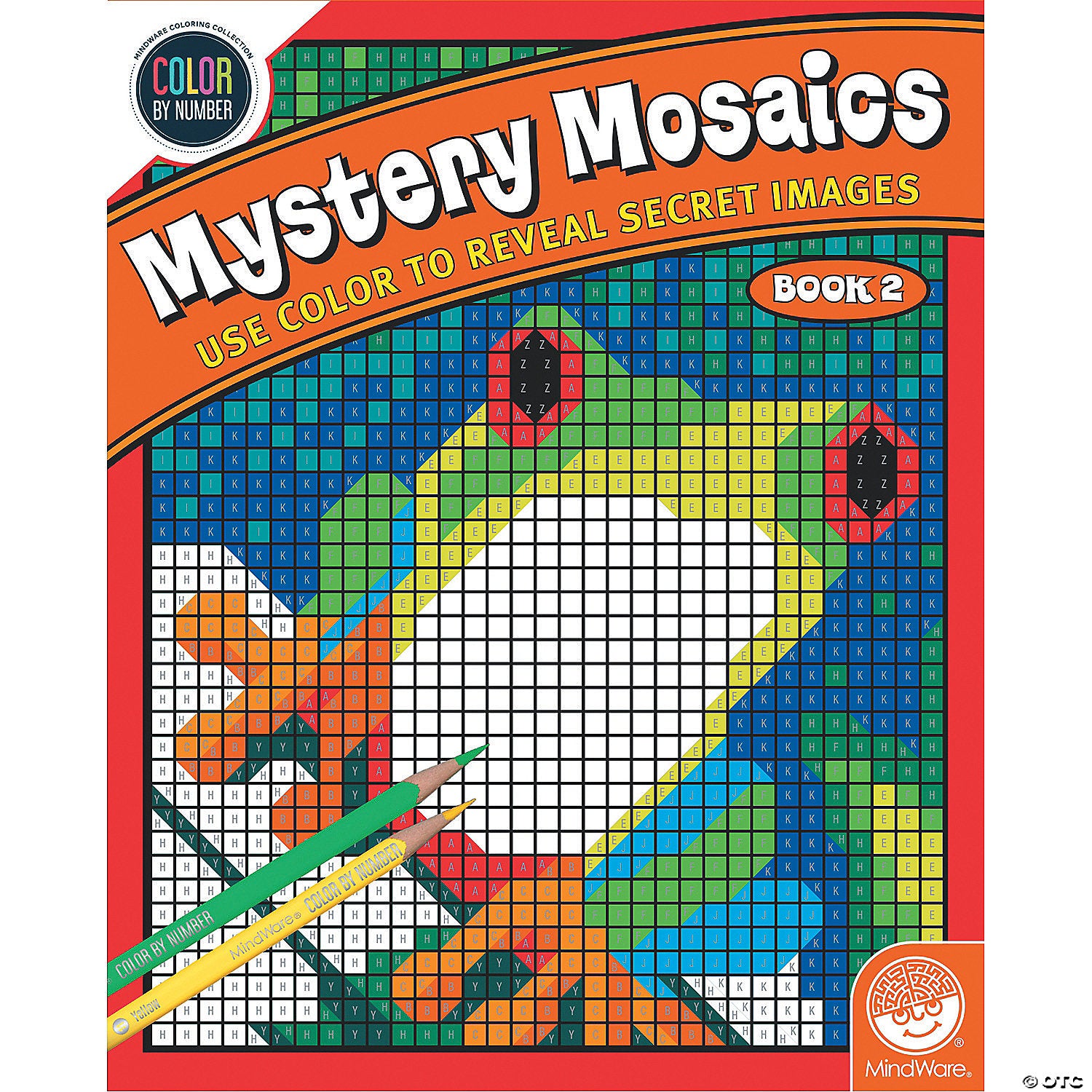 Color by number mystery mosaics book â hobby and toy central