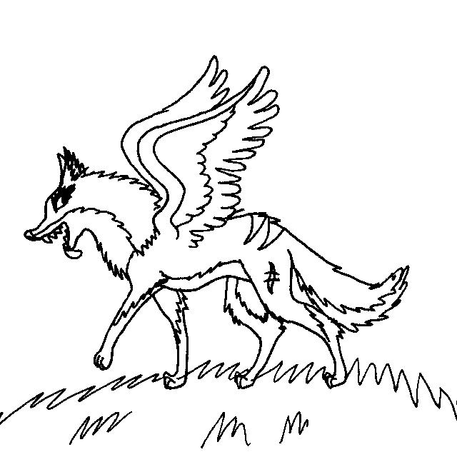 Winged wolf winged jackal or wolf mylordshipness