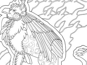 Mythical animal coloring page archives