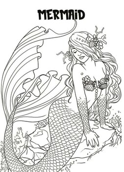 Mythical creatures coloring pages