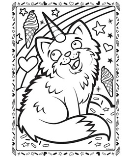 Imaginary creatures free coloring pages