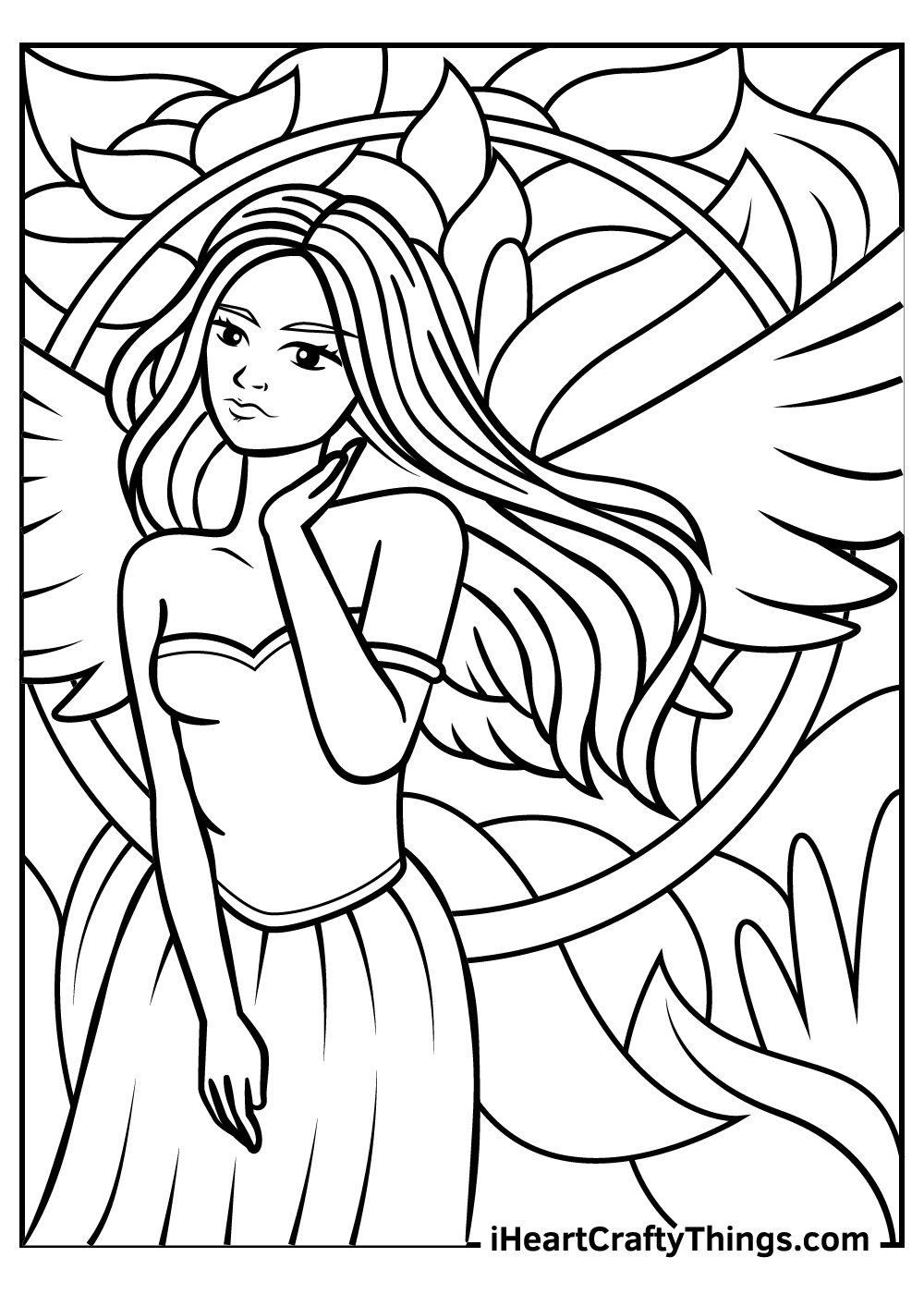 Printable fantasy and mythology coloring pages updated