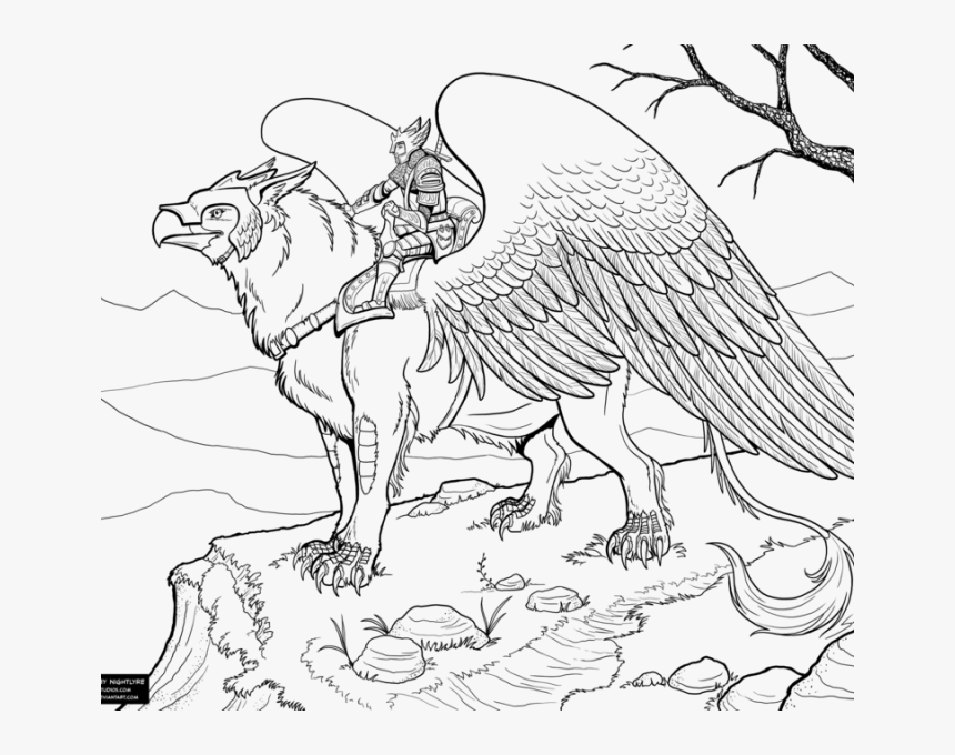 Mythical creatures coloring pages for adults mythical