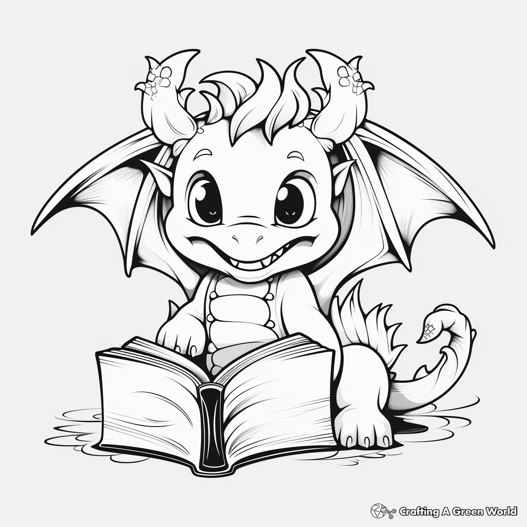 Book coloring pages