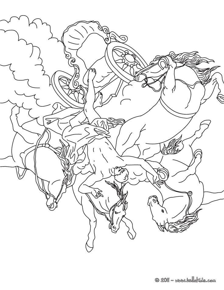 Greek myths and heroes coloring pages