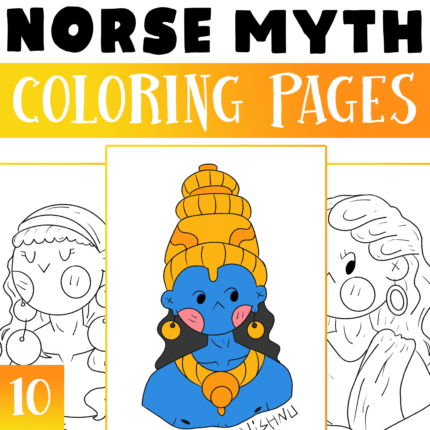 Norse mythology gods coloring pages myths and legends coloring worksheets made by teachers