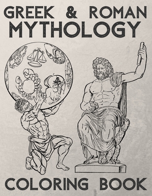 Greek roman mythology coloring book ancient greece and rome