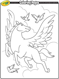 Imaginary creatures free coloring pages