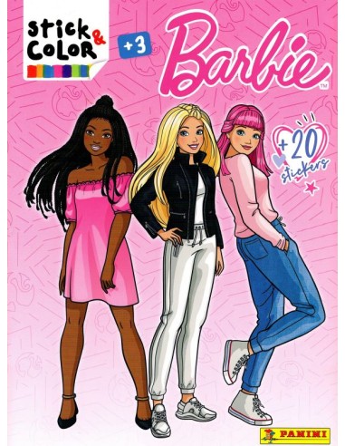 Stickcolor barbie n notebook panini