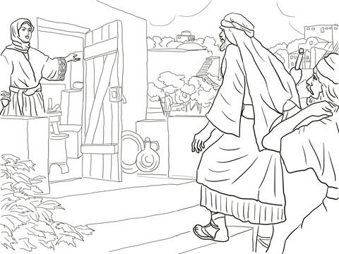 New room built for elisha coloring page free printable coloring pages