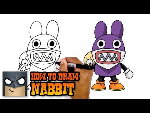 How to draw nabbit super ario art tutorial