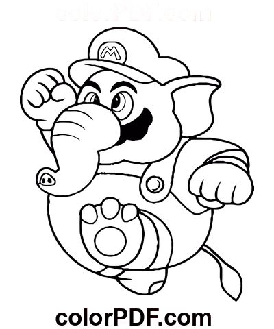 Super mario bros wonder â coloring pag and books in pdf super mario bros mario bros coloring pag