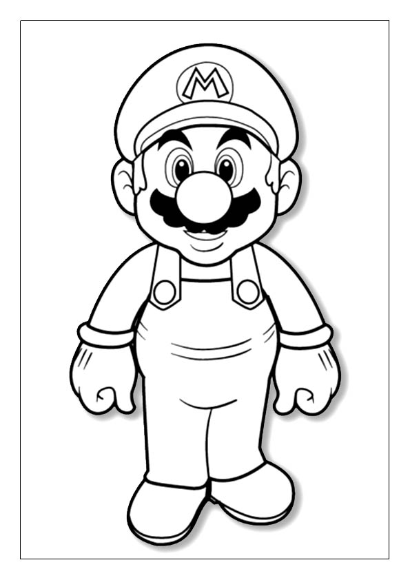 Super mario coloring pages printable coloring sheets