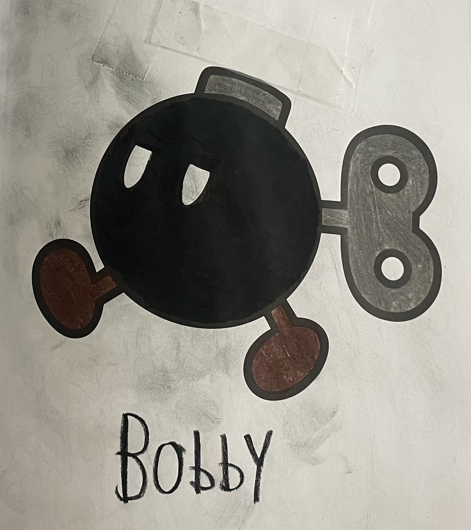 Bobby in the mario coloring book by michaelar on