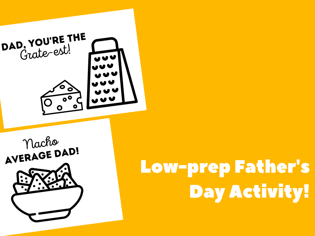 Fathers day dad joke coloring cards â deeper kidmin