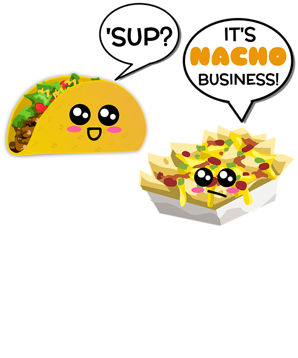 Its nacho business funny nacho pun greeting card by dogboo