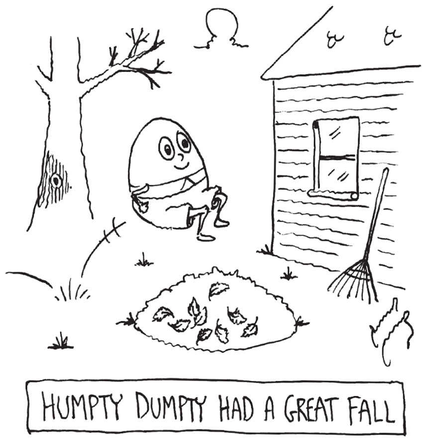 Humpty dumptys great fall â by scout life