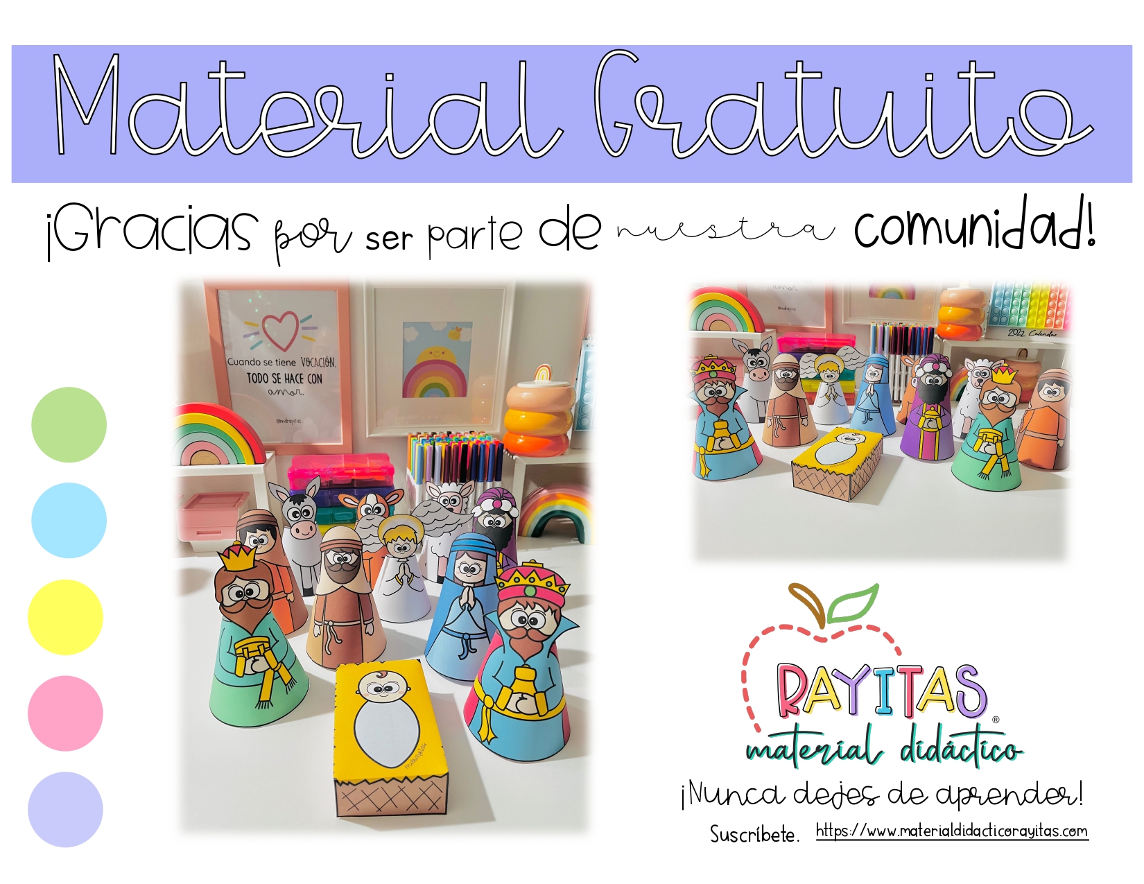 Ð crea tu propio nacimiento navideão con nutros kits para imprimir ð