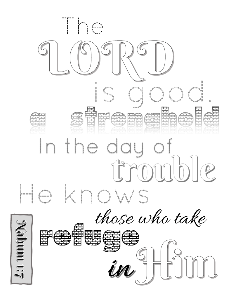 Scripture coloring sheets â write the word on my heart