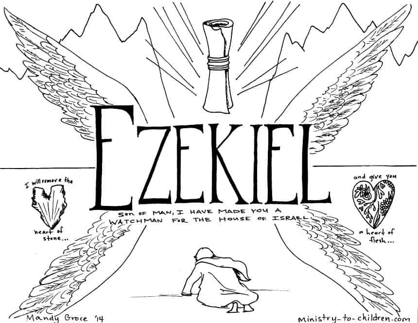 Ezekiel coloring pages