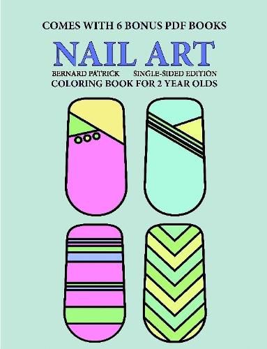 Coloring book for year olds nail art bernard patrick â books