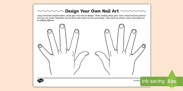 Design your own nail art activity teacher made