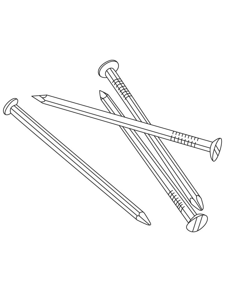 Metal nails coloring pages download free metal nails coloring pages for kids best coloring pages