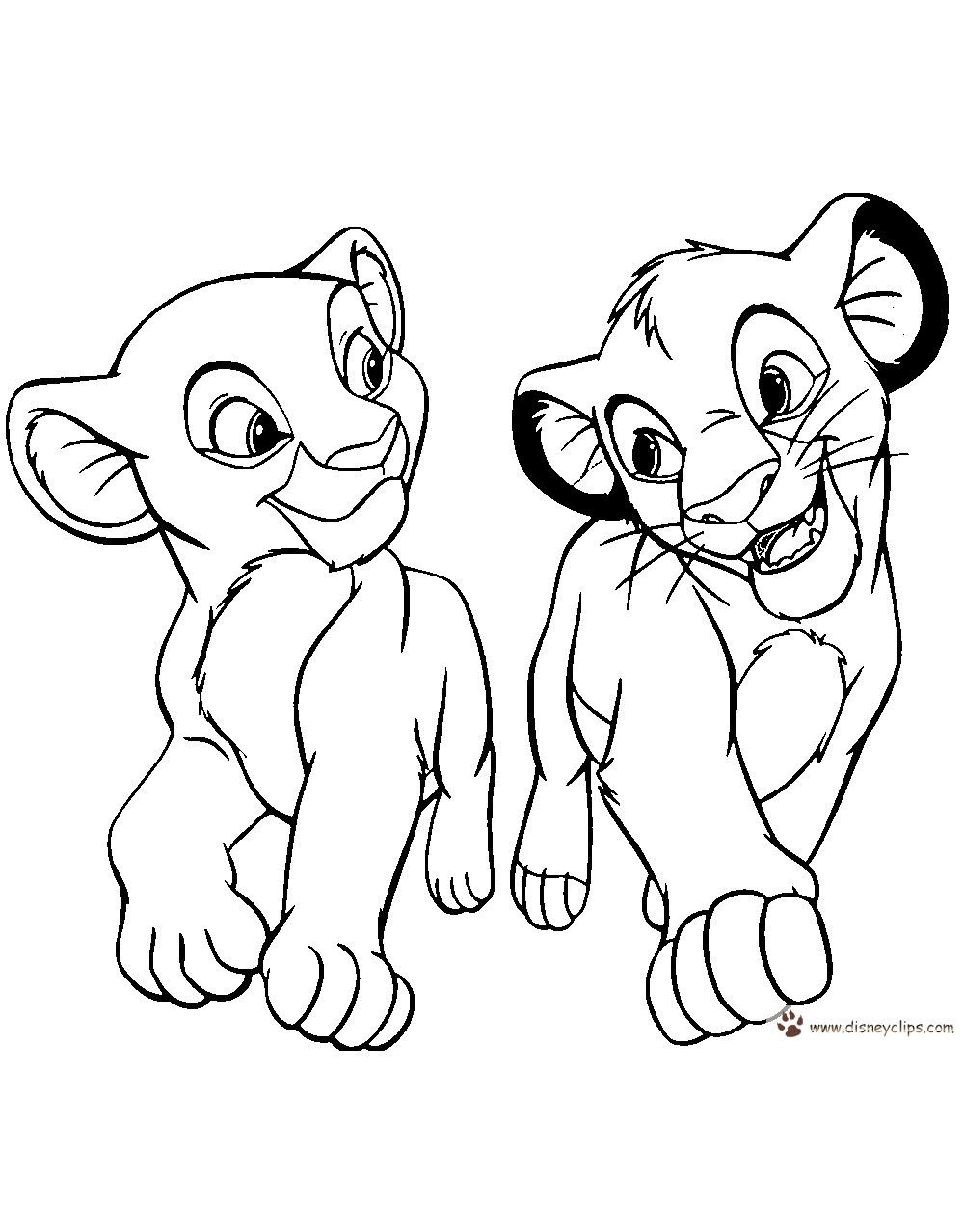 The lion king coloring pages