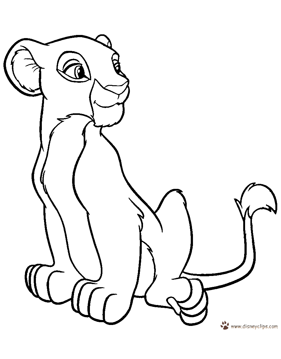 The lion king coloring pages