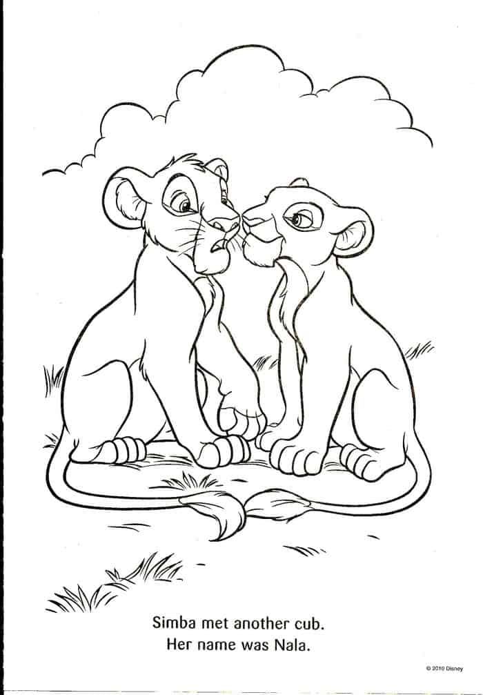 Lion king coloring pages simba and nala lion coloring pages king coloring book disney coloring pages