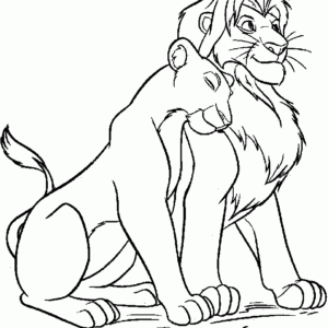 Simba coloring pages printable for free download