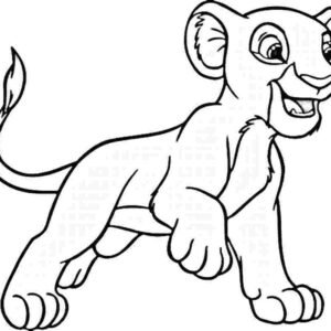 Simba coloring pages printable for free download