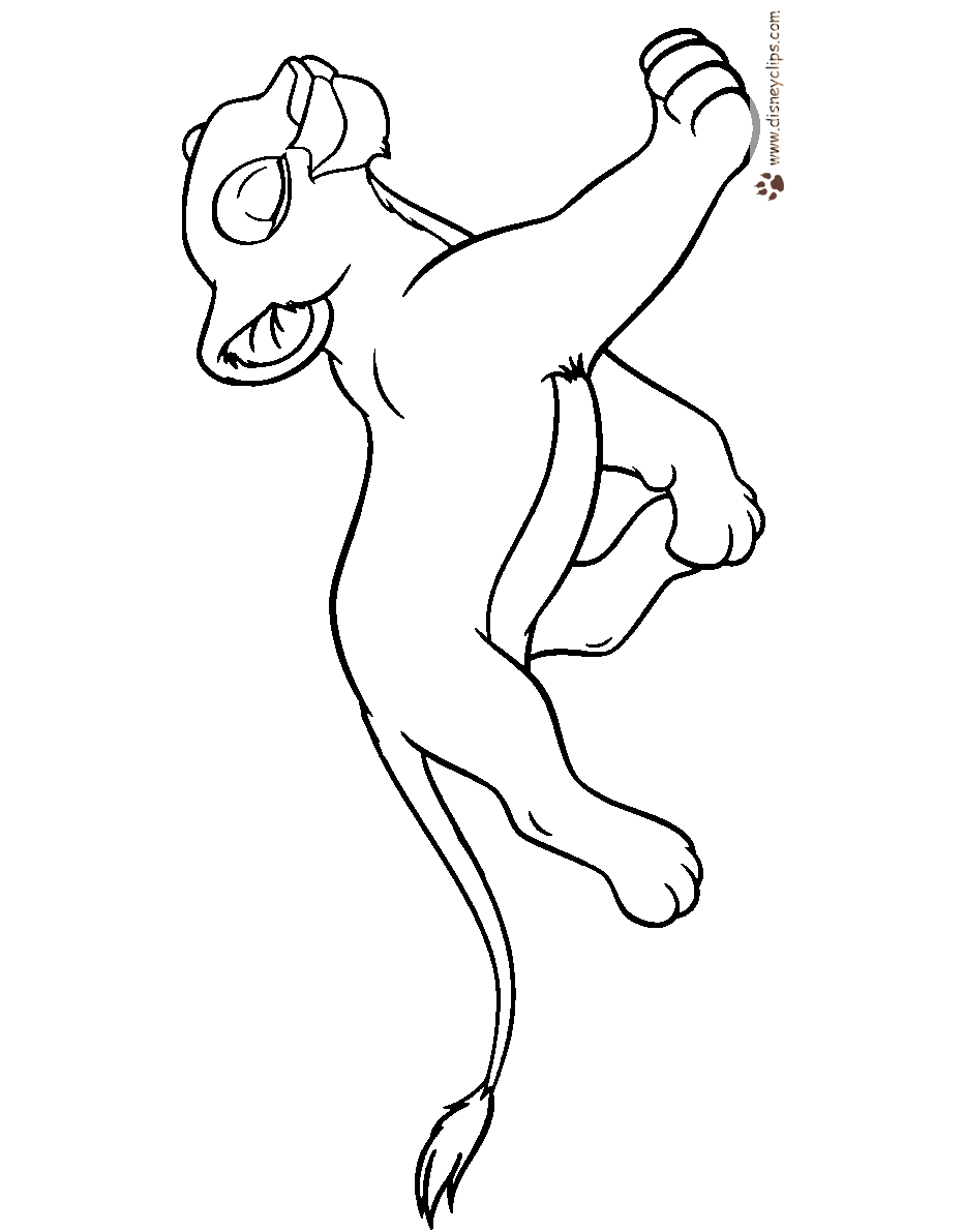 The lion king coloring pages