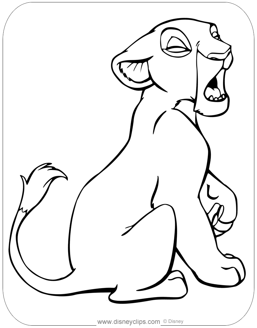 The lion king coloring pages