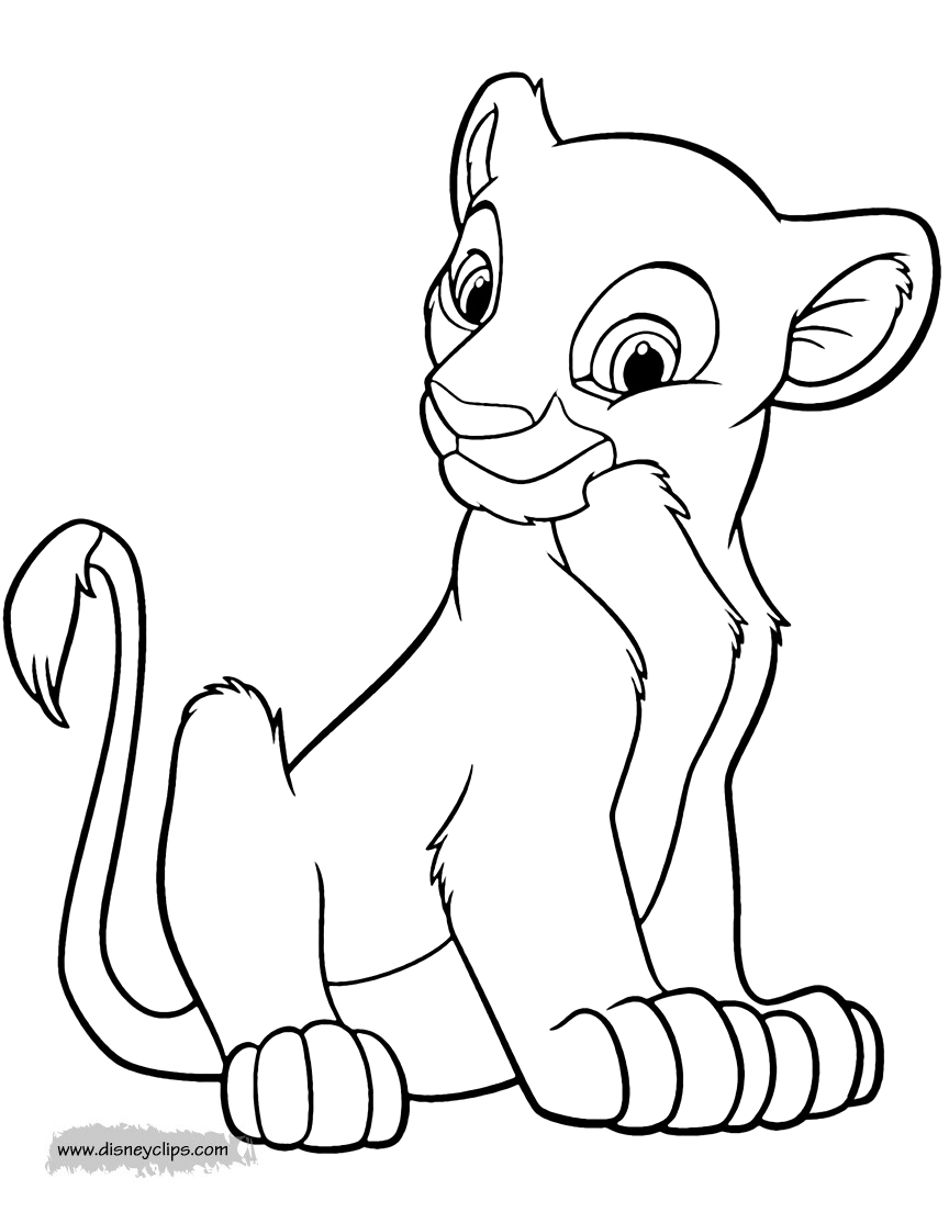 The lion king coloring pages