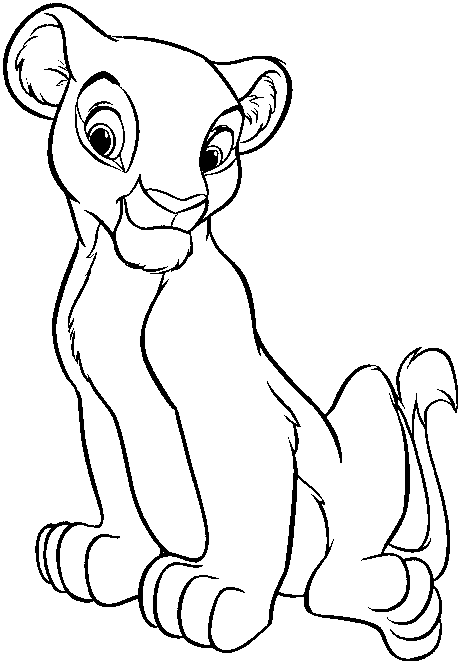 Coloring pages for kids lion king nala coloriage le roi lion dessin kawaii ã colorier