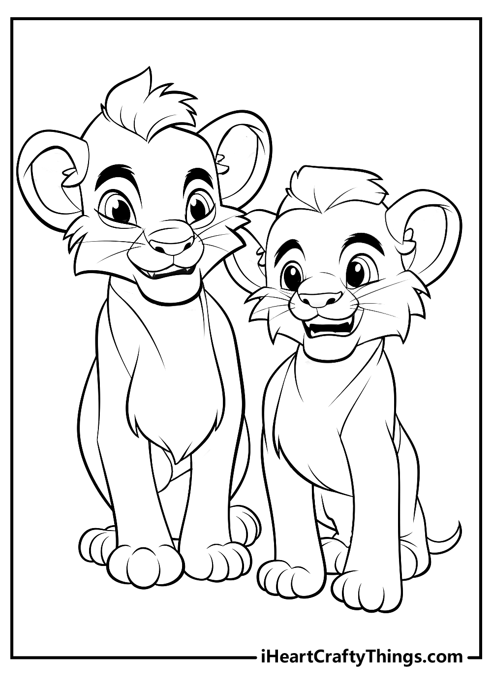 Lion king coloring pages free printables