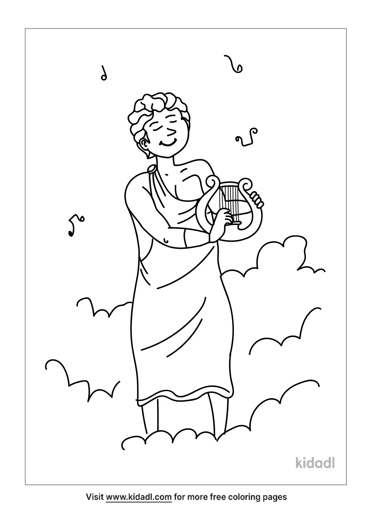 Free mythology coloring page coloring page printables