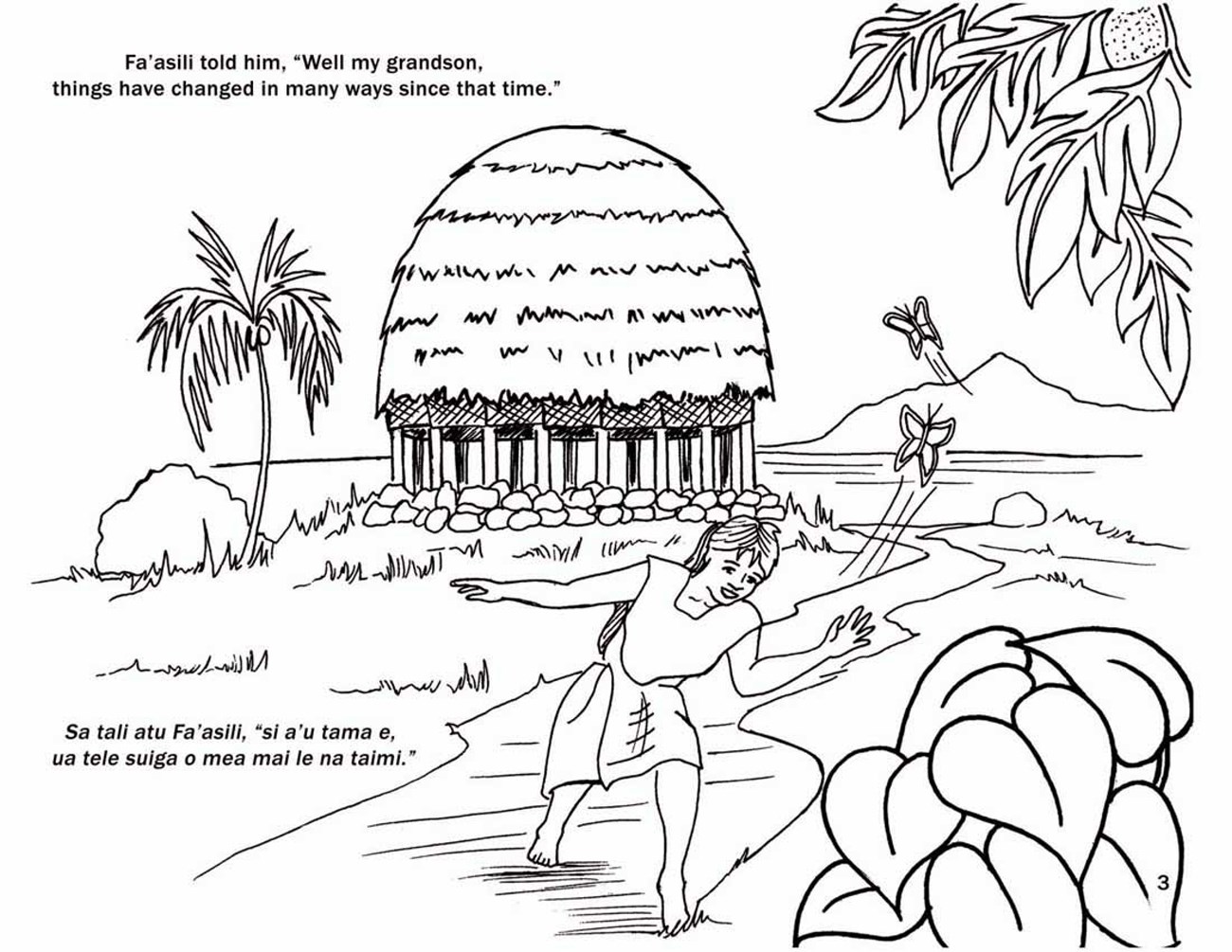 Ancient samoa coloring book us national park service