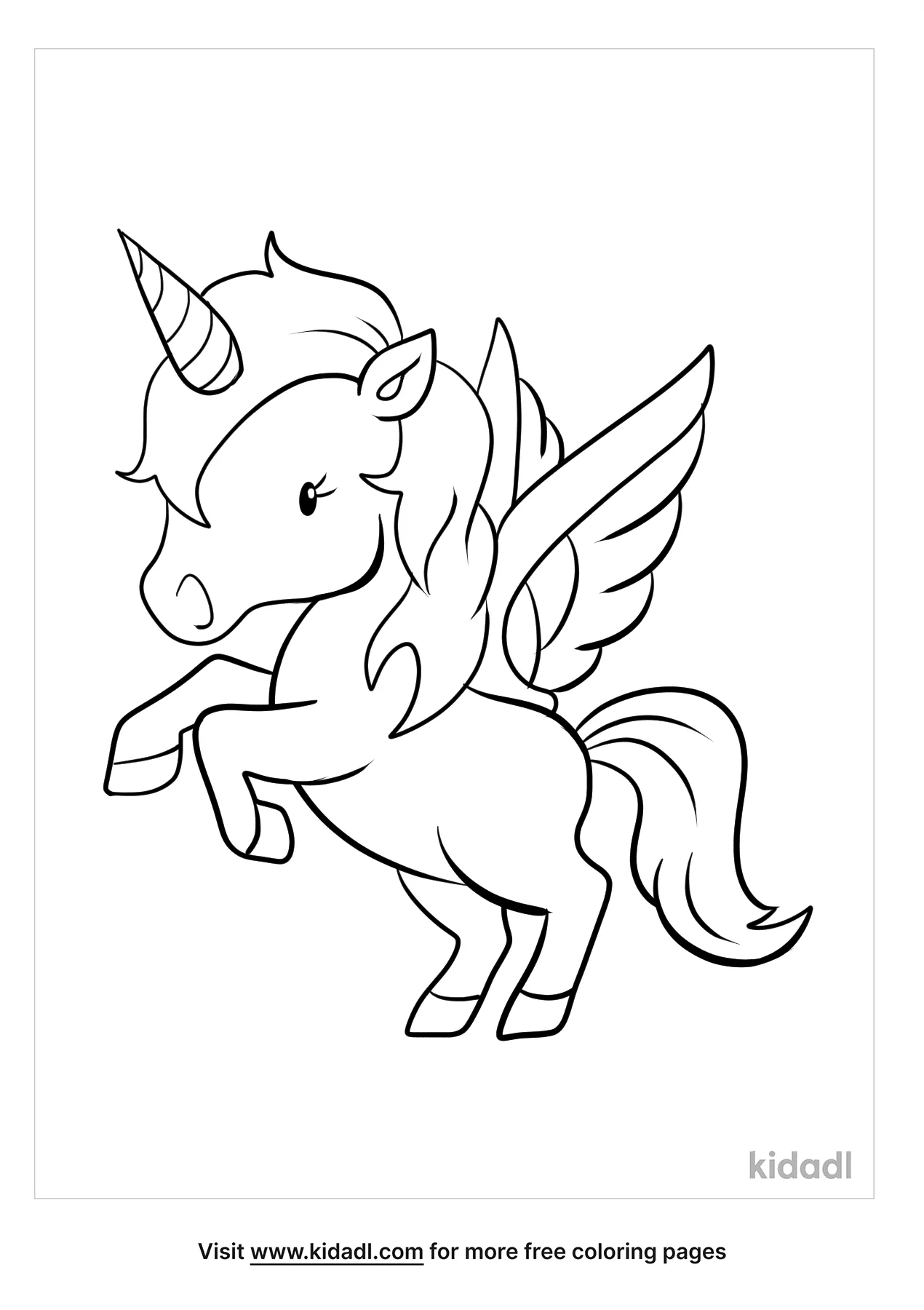 Free alicorn coloring page coloring page printables