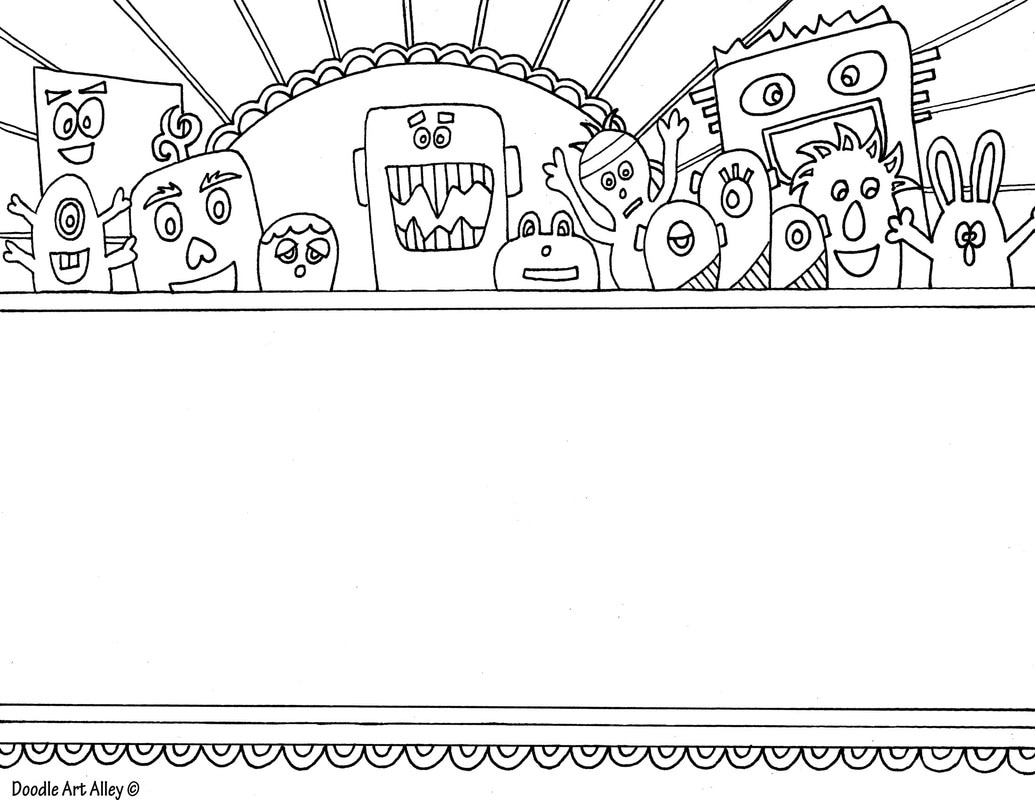 Name templates coloring pages