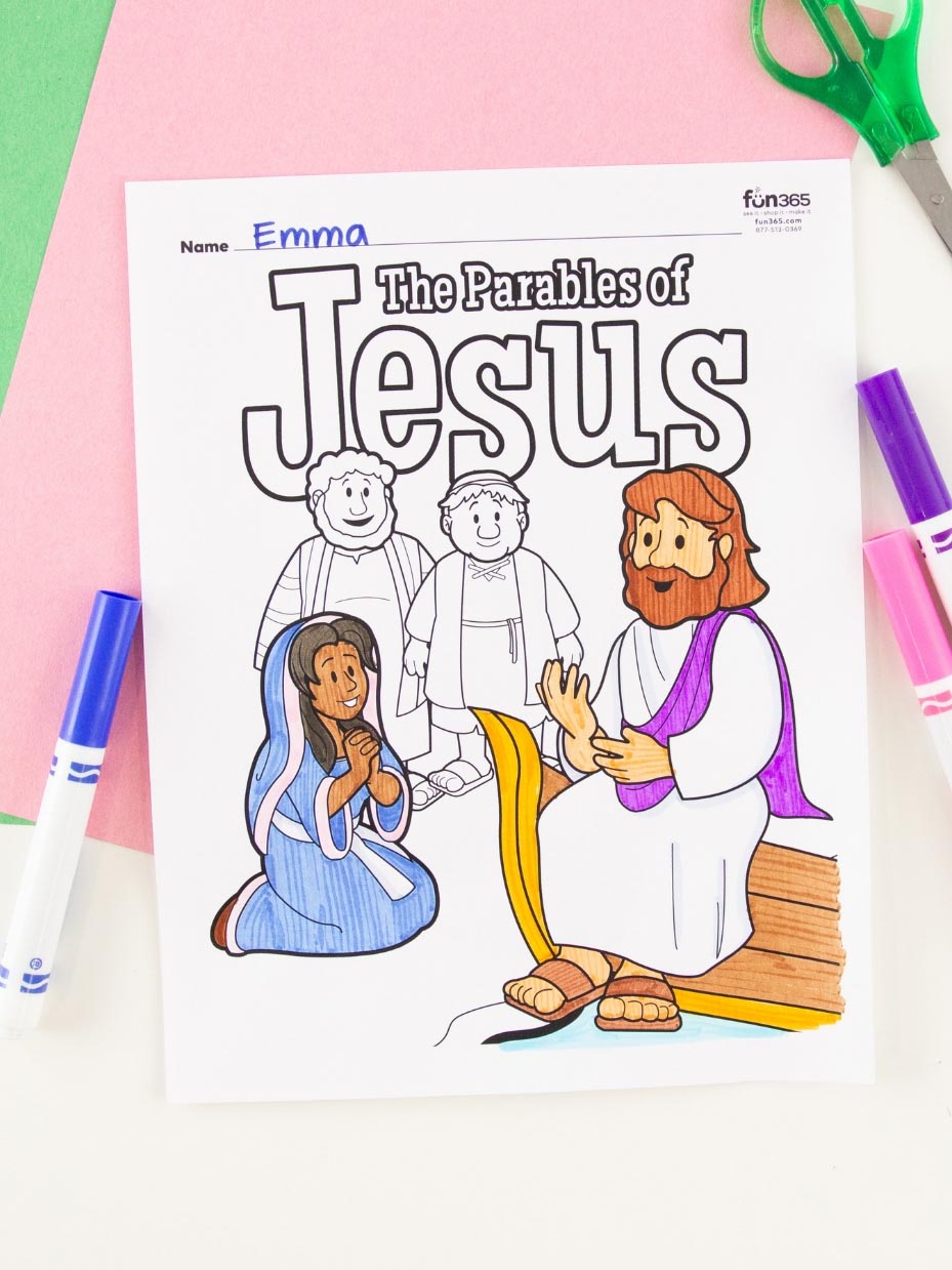 Free sunday school coloring pages