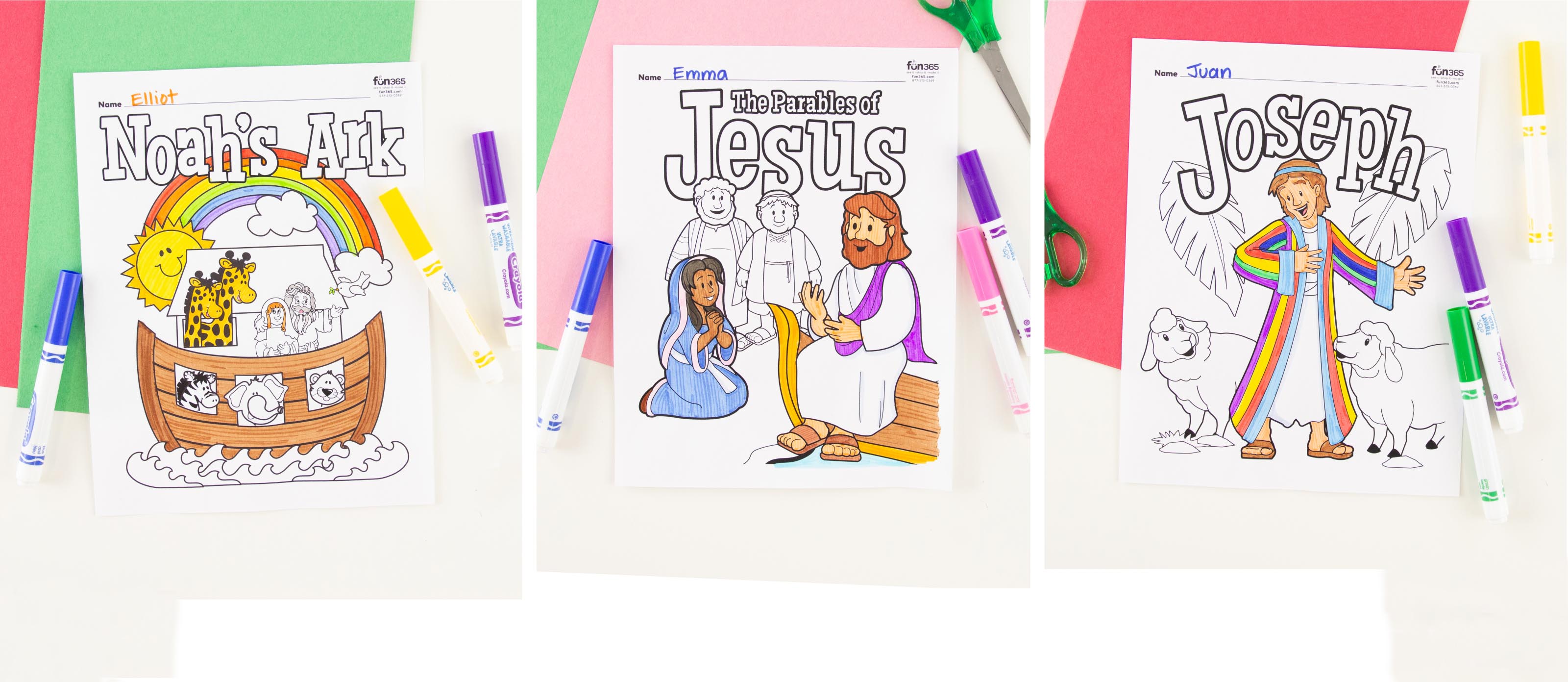 Free sunday school coloring pages