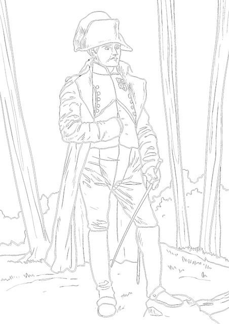 Download napoleon coloring page napoleon bonaparte royalty