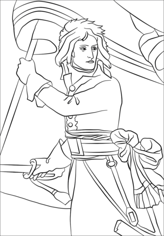 Napoleon bonaparte coloring page free printable coloring pages