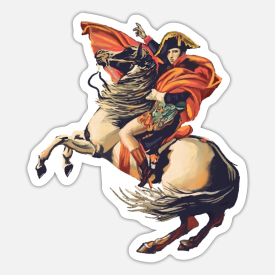 Napoleon bonaparte famous french empereor drawing sticker